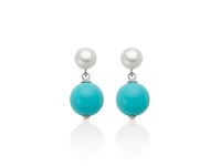 Orecchini Miluna Donna Terra E Mare in Argento PER2818